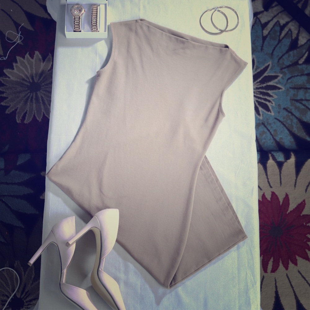 Nude Forever21 Bodycon Dress